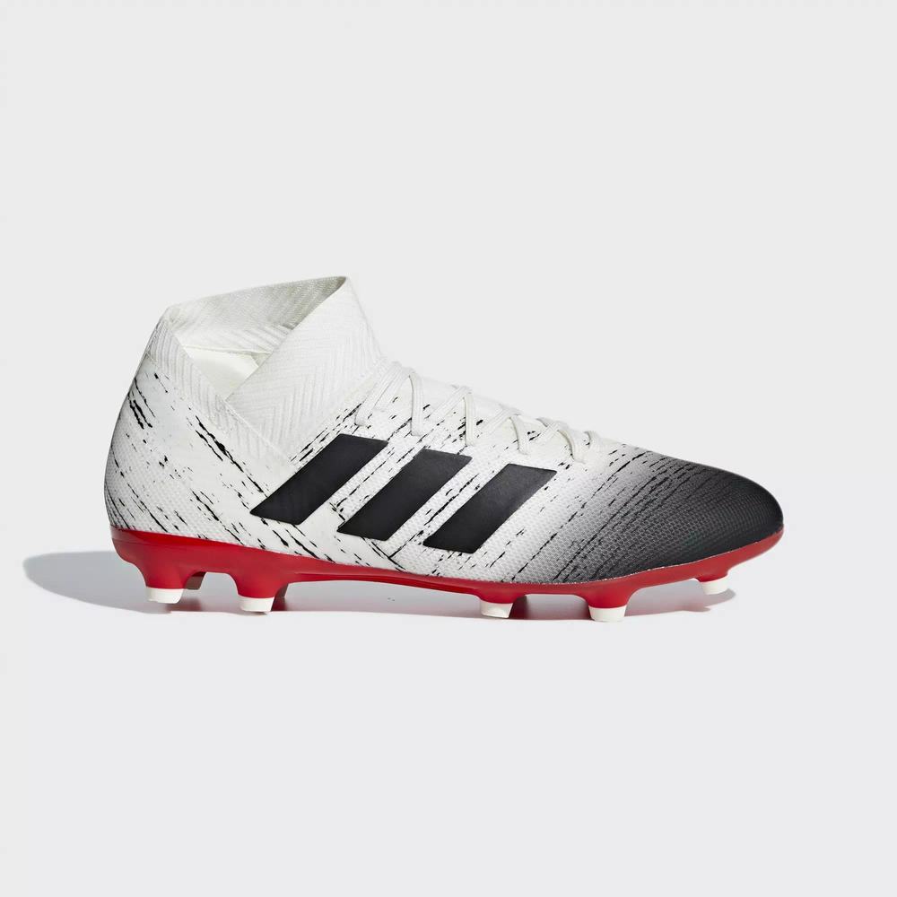 Adidas Nemeziz 18.3 Firm Ground Tacos de Futbol Blancos Para Hombre (MX-34623)